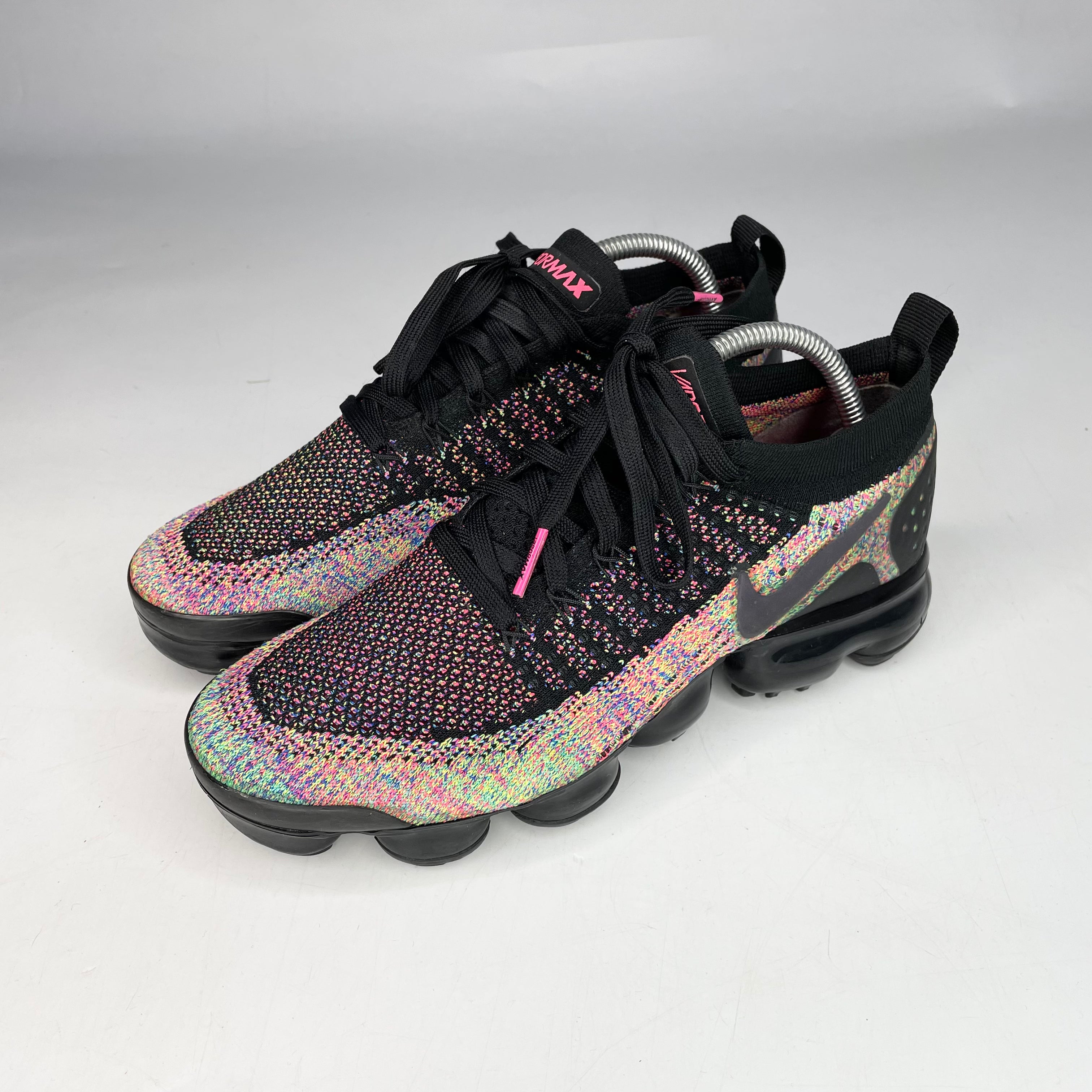 Vapormax black 2025 racer pink